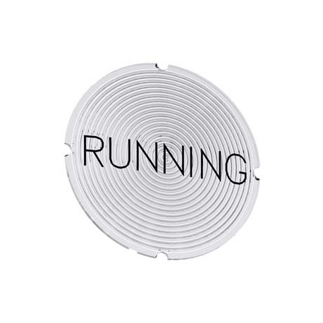 3SU1900-0AB71-0EB0 - 3SU1900-0AB71-0EB0 SIEMENS Inscription plate for illuminated pushbutton, round, milky with black font, with ..