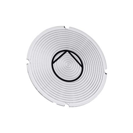 3SU1900-0AB71-0RD0 - 3SU1900-0AB71-0RD0 SIEMENS Inscription plate for illuminated pushbutton, round, milky with black font, with ..