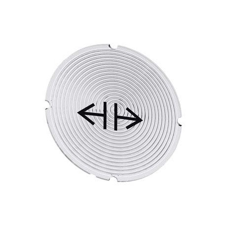 3SU1900-0AB71-0RG0 - 3SU1900-0AB71-0RG0 SIEMENS Inscription plate for illuminated pushbutton, round, milky with black font, with ..