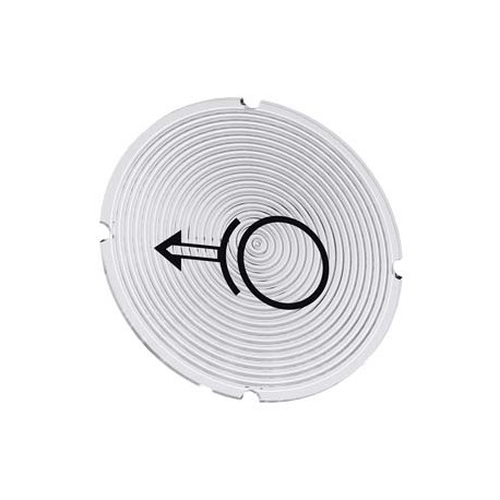 3SU1900-0AB71-0RJ0 - 3SU1900-0AB71-0RJ0 SIEMENS Inscription plate for illuminated pushbutton, round, milky with black font, with ..