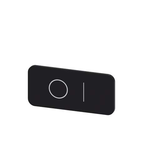 3SU1900-0AC16-0QG0 - 3SU1900-0AC16-0QG0 SIEMENS Labeling plate for snapping on or gluing to label holder, label size 12.5x27mm, b..