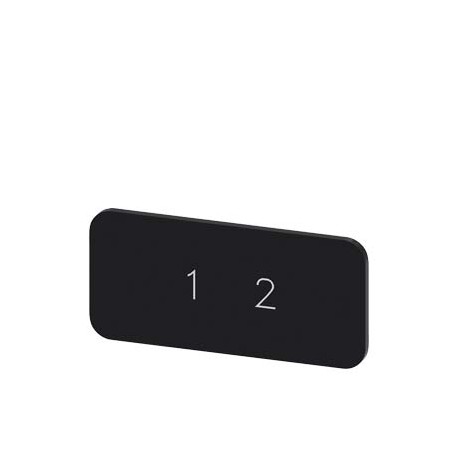 3SU1900-0AC16-0QJ0 - 3SU1900-0AC16-0QJ0 SIEMENS Labeling plate for snapping on or gluing to label holder, label size 12.5x27mm, b..