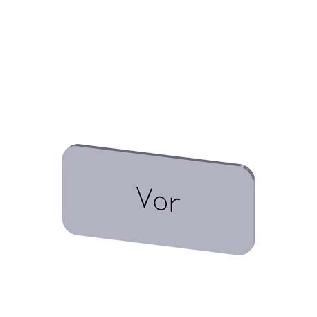 3SU1900-0AC81-0AF0 - 3SU1900-0AC81-0AF0 SIEMENS Labeling plate for snapping on or gluing, on label holder, label size 12.5x27 mm,..