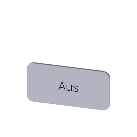 3SU1900-0AC81-0AC0 - 3SU1900-0AC81-0AC0 SIEMENS Labeling plate for snapping on or gluing, on label holder, label size 12.5x27 mm,..