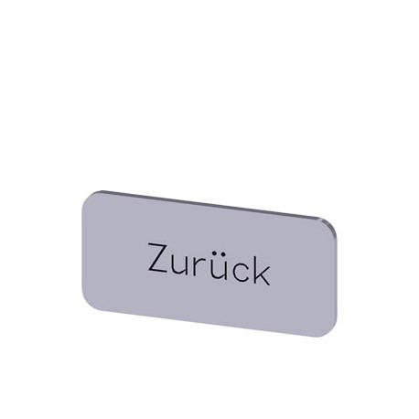 3SU1900-0AC81-0AG0 - 3SU1900-0AC81-0AG0 SIEMENS Labeling plate for snapping on or gluing, on label holder, label size 12.5x27 mm,..