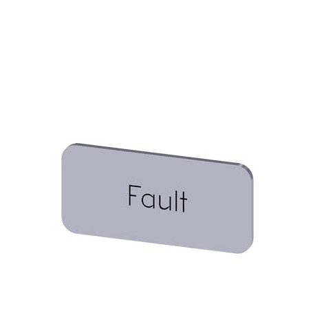 3SU1900-0AC81-0EC0 - 3SU1900-0AC81-0EC0 SIEMENS Labeling plate for snapping on or gluing to label holder, label size 12.5x27mm, s..