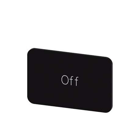 3SU1900-0AD16-0DK0 - 3SU1900-0AD16-0DK0 SIEMENS Labeling plate for snapping on or gluing on label holder, Label size 17.5 x 27 mm..