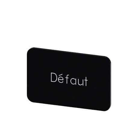 3SU1900-0AD16-0GN0 - 3SU1900-0AD16-0GN0 SIEMENS Labeling plate for snapping on or gluing on label holder, Label size 17.5 x 27 mm..