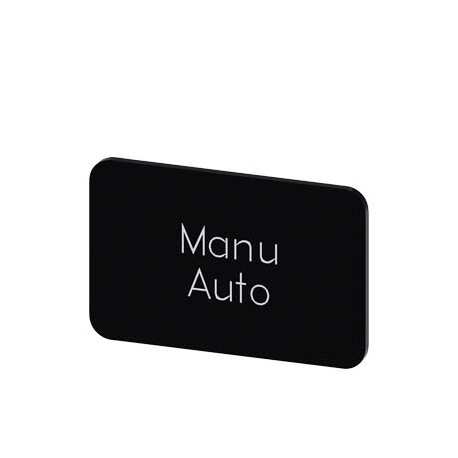 3SU1900-0AD16-0GT0 - 3SU1900-0AD16-0GT0 SIEMENS Labeling plate for snapping on or gluing on label holder, Label size 17.5 x 27 mm..