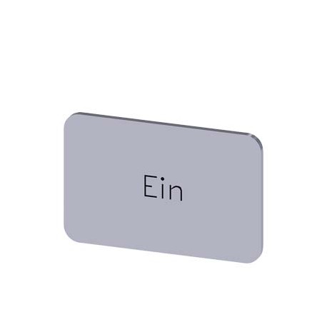 3SU1900-0AD81-0AB0 - 3SU1900-0AD81-0AB0 SIEMENS Labeling plate for snapping on or gluing, on label holder, label size 17.5 x 27 m..