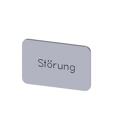 3SU1900-0AD81-0AQ0 - 3SU1900-0AD81-0AQ0 SIEMENS Labeling plate for snapping on or gluing, on label holder, label size 17.5 x 27 m..