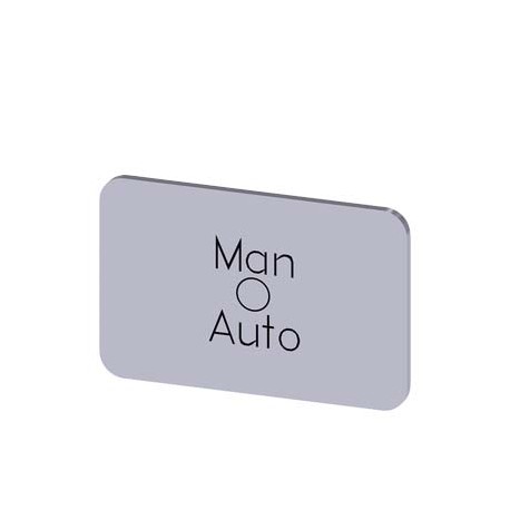 3SU1900-0AD81-0DY0 - 3SU1900-0AD81-0DY0 SIEMENS Labeling plate for snapping on or gluing, on label holder, label size 17.5 x 27 m..