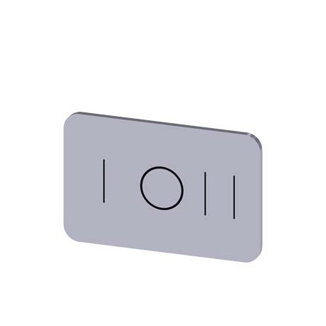 3SU1900-0AD81-0QK0 - 3SU1900-0AD81-0QK0 SIEMENS Labeling plate for snapping on or gluing on label holder, Label size 17.5 x 27 mm..