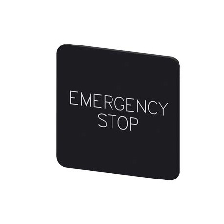 3SU1900-0AE16-0DA0 - 3SU1900-0AE16-0DA0 SIEMENS Labeling plate for snapping on or gluing on label holder, Label size 27x27 mm, bl..