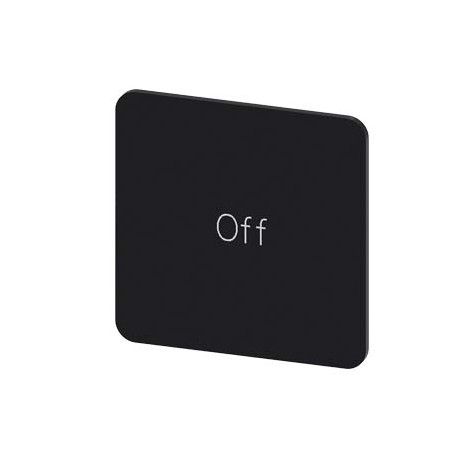 3SU1900-0AE16-0DK0 - 3SU1900-0AE16-0DK0 SIEMENS Labeling plate for snapping on or gluing on label holder, Label size 27x27 mm, bl..