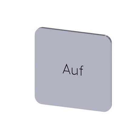 3SU1900-0AF81-0AD0 - 3SU1900-0AF81-0AD0 SIEMENS Labeling plate for gluing on enclosure, label size 22x22 mm, silver label, black ..