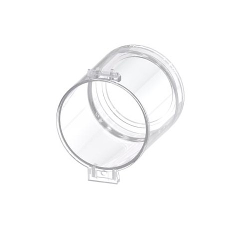 3SU1900-0EL70-0AA0 - 3SU1900-0EL70-0AA0 SIEMENS Sealable cap for pushbutton, raised, 22 mm, front ring, raised, castellated, clear