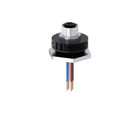 3SU1930-0HU10-0AA0 - 3SU1930-0HU10-0AA0 SIEMENS Adapter M12 socket, 8-pole, for M25 cable entry, for plastic enclosure