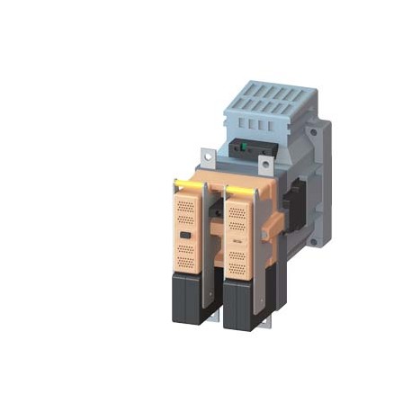 3TC5617-0AG4 - 3TC5617-0AG4 SIEMENS Contactor, size 12, 2-pole, DC-3 and 5, 400 A Auxiliary switch 22 (2 NO + 2 NC) 125V DC..