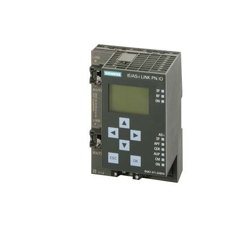 6GK1411-2AB10 - 6GK1411-2AB10 SIEMENS SIMATIC NET, IE/AS-i Link PN IO Gateway IE/AS-i with master profile M3, M4 according t..