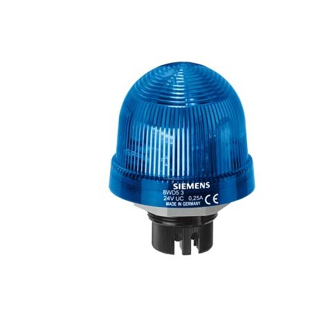8WD5320-5DF - 8WD5320-5DF SIEMENS Integrated signal lamp, rotating light, with integrated LED, blue, 24 V AC/DC, Diameter ..