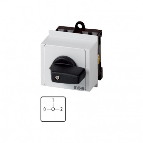 T0-1-15502/IVS - T0-1-15502/IVS 009335 Y7-9335 EATON ELECTRIC Operation mode switch, Contacts: 2, 20 A, front plate: 0-1-2, 9..