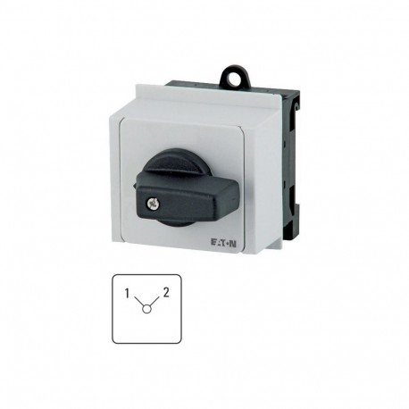 T0-3-115/IVS - T0-3-115/IVS 012258 Y7-12258 EATON ELECTRIC Reversing switches, Contacts: 5, 20 A, front plate: 1-2, 90 °, m..