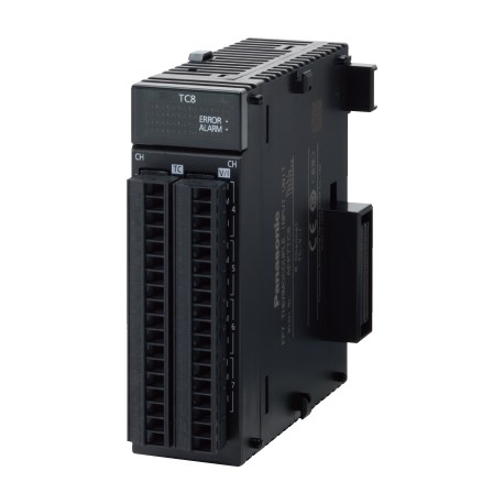 AFP7TC8 - AFP7TC8 PANASONIC FP7 analog input unit 8x14/16-bit channels(+/-10V,0-5V, +/-100mV, 0-20mA, thermocoup.: S(-..