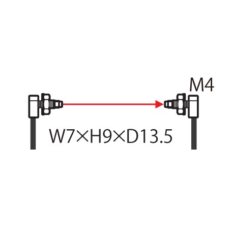 UFTR43 - UFTR43 FT-R43 PANASONIC Fiber, Thru-beam type, M4, beam diam. 1mm, 2m, IP67