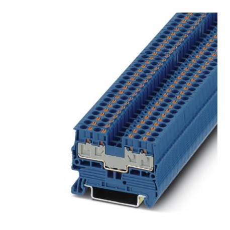 PT 2,5/S-QUATTRO BU CUS - PT 2,5/S-QUATTRO BU CUS 3211029 PHOENIX CONTACT Feed-through terminal block