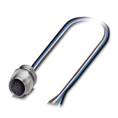 SACC-E-M12FS-4CON-M16/1,0 - SACC-E-M12FS-4CON-M16/1,0 1529412 PHOENIX CONTACT Flush-type connector