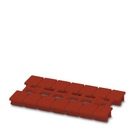 UM-TM (8X10) RD - UM-TM (8X10) RD 0833154 PHOENIX CONTACT Marker for terminal blocks, Strip, red, unlabeled, rotulable with: T..