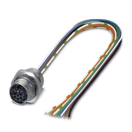 SACC-DSI-FSY-8CON-M16/0,5 SCO - SACC-DSI-FSY-8CON-M16/0,5 SCO 1407618 PHOENIX CONTACT Flush-type socket