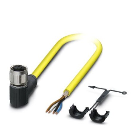 SAC-HZ-4P-10,0-542/M12FRSH BK - SAC-HZ-4P-10,0-542/M12FRSH BK 1409555 PHOENIX CONTACT Sensor/actuator cable