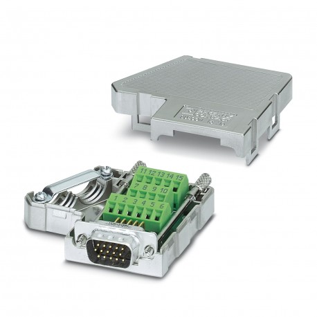 SUBCON 15 HD/M-SH - SUBCON 15 HD/M-SH 5604602 PHOENIX CONTACT D-SUB bus connector