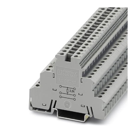 DIKD 1,5 R 2,2K/O-M - DIKD 1,5 R 2,2K/O-M 3048771 PHOENIX CONTACT Borne detectors/actuators, Section: 0,2 mm2 4 mm2, AWG: 24 12, T..