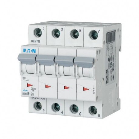 PLSM-D16/4-MW - PLSM-D16/4-MW 242635 Y7-242635 EATON ELECTRIC Over current switch, 16A, 4p, type D characteristic