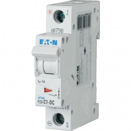 PLS6-C1-DC-MW - PLS6-C1-DC-MW 243115 Y7-243115 EATON ELECTRIC Over current switch, 1A, 1p, type C characteristic, DC