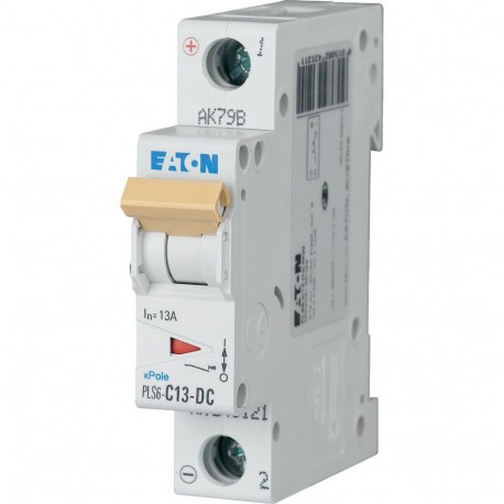 PLS6-C13-DC-MW - PLS6-C13-DC-MW 243121 Y7-243121 EATON ELECTRIC Over current switch, 13A, 1p, type C characteristic, DC