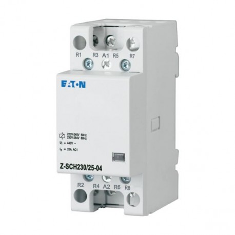 Z-SCH230/25-04 - Z-SCH230/25-04 248848 Y7-248848 EATON ELECTRIC Installation contactor, 230VAC/50Hz, 4 N/C, 25A, 2HP