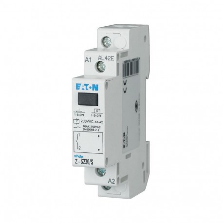 Z-S230/S - Z-S230/S 265262 Y7-265262 EATON ELECTRIC Impulse relay, 230AC, 1 N/O, 16A, 50Hz, 1HP