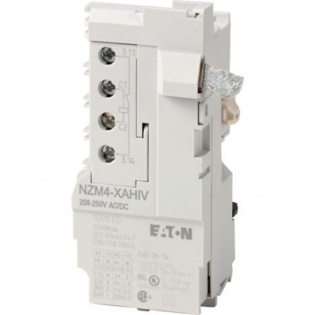 NZM4-XAHIV24AC/DC - NZM4-XAHIV24AC/DC 266471 Y7-266471 EATON ELECTRIC Shunt release, 24VAC/DC, +1early N/O