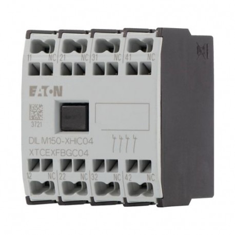 DILM150-XHIC04 - DILM150-XHIC04 278048 Y7-278048 EATON ELECTRIC Auxiliary contact module, 4 N/C