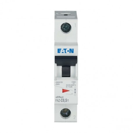 FAZ-C0,5/1 - FAZ-C0,5/1 278544 Y7-278544 EATON ELECTRIC Over current switch, 0,5A, 1p, C-Char, AC