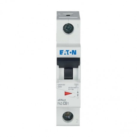 FAZ-C8/1 - FAZ-C8/1 278556 Y7-278556 EATON ELECTRIC Miniature circuit breaker (MCB), 8A, 1p, C-Char, AC