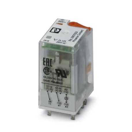 REL-IR2/200AC/2X21 - REL-IR2/200AC/2X21 2907053 PHOENIX CONTACT Single relay