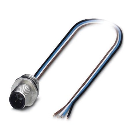 SACC-E-M12MS-4CON-M16/0,15 - SACC-E-M12MS-4CON-M16/0,15 1400985 PHOENIX CONTACT Flush-type connector