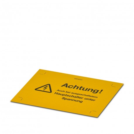 WS-K - WS-K 1004500 PHOENIX CONTACT Warning label