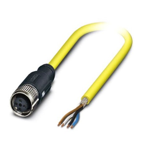 SAC-4P-10,0-542/M12FS SH BK - SAC-4P-10,0-542/M12FS SH BK 1406187 PHOENIX CONTACT Sensor/actuator cable