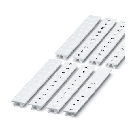ZB 7,62,LGS:FORTL.ZAHLEN 1-10 - ZB 7,62,LGS:FORTL.ZAHLEN 1-10 1054233:0001 PHOENIX CONTACT Marker for terminal blocks